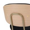 3397702703177-Chaise Visiteur OLYMPE - 4 pieds - bois multiplis imitation chêne clair et tissu noir-P_405154174_8-7