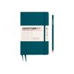 4004117635601-Leuchtturm1917 - Carnet de notes rigide B6+ - pointillés - bleu pétrole-P_405155526_1-0