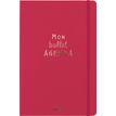 Bullet Agenda - 1 semaine sur 2 pages - 10 x 15 cm - framboise - Oberthur