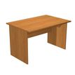 7331920000096-Bureau droit Trend - L120 - Pieds panneaux - plateau imitation aulne-P_405165549_1-0