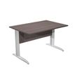 7331920000706-Bureau droit Trend - L120 - Pieds métals - plateau imitation frêne toscan - pied alu-P_405165610_1-0