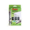 3474373500400-Pentel Maxiflo - Pack de 4 marqueurs effaçables - couleurs assorties-P_405181904_2-0