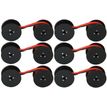 Pack de 6 Ruban d'impression compatible N°35 - noir/rouge - Armor