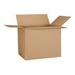 20 cartons caisses américaines - 25 cm x 25 cm x 25 cm - simple cannelure - Logistipack