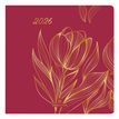 3664447208282-Agenda Astoria - 1 semaine sur 2 pages - 16,5 x 16,5 cm - orange - Oberthur--0