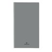 3664447209074-Agenda de poche spiralé Malmo - 1 semaine sur 2 pages - 9,5 x 17 cm - gris - Oberthur--0