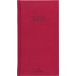 3664447206158-Agenda London - 1 semaine sur 2 pages - 9,5 x 17,5 cm - rouge - Oberthur--0