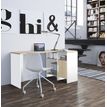 0404051884648-Bureau d'angle LIVERPOOL - blanc et imitation chêne clair-P_405188464_4-3