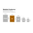 8422593486061-Notebook Emotions, couverture rigide, A4, lignes horizontales 7 mm, 80 feuilles de 1 couleur, Miquelriu--4