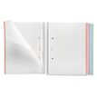 8422593499511-Notebook Miquelrius à couverture souple format A5 avec lignes horizontales, 120 feuilles de 5 couleurs, collection Emotio--2