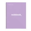 8422593499375-Notebook Emotions, couverture rigide, A4 lignes horizontales 7 mm, 120 feuilles de 5 couleurs, Miquelri--0