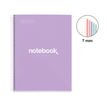 8422593499375-Notebook Emotions, couverture rigide, A4 lignes horizontales 7 mm, 120 feuilles de 5 couleurs, Miquelri--1