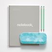 8422593467329-Notebook Emotions, couverture rigide, A4 lignes horizontales 7 mm, 120 feuilles de 5 couleurs, Miquelri--2