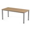8427951006257-Rocada Executive - Table - rectangulaire - chêne - aluminium base-P_405224556_1-0