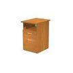 0404052257564-Caisson hauteur bureau Trend - L43xP60xH72 cm - 2 tiroirs dont 1 DS + 1 niche - imitation -P_405225756_1-0