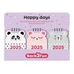 8422593282779-Miquelrius Back2Fun - Calendrier - de bureau - 2025 - panda / mouse / bear - mois à afficher - mini - 11-P_405232740_1-0