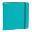 3371010512522-Agenda Année Civile - EXECUTIF PRESTIGE fas Multilingue - Couverture Silk avec élastique - Bleu turquoise - 16x16 cm - Semainier - 13 mois de décembre à déc--0