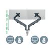 4002432134687-Leitz Ergo - Bras double pour écrans - 17"- 32"- Faible encombrement - Métal - Gris fon-P_405245721_6-1