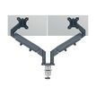 4002432134687-Leitz Ergo - Bras double pour écrans - 17"- 32"- Faible encombrement - Métal - Gris fon-P_405245721_8-3