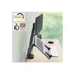 4002432134700-Leitz Ergo- bras double pour écran et PC - 17"- 32"- Faible  encombrement - Métal - Gri-P_405245722_1-3