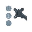4002432134700-Leitz Ergo- bras double pour écran et PC - 17"- 32"- Faible  encombrement - Métal - Gri-P_405245722_5-1