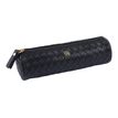 3664447203904-Oberthur Lisbonne - Trousse Ronde Noir – Élégante en Effet Tressé, Fermeture Zippée -P_405246751_2-1