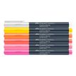 4005401607052-Faber-Castell Creative Summer breeze - Etui de 6 marqueurs - white as snow, hello sunshine, jus d'orange, pastèque, ros-P_405247406_2-1