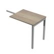 Retour direct pour Bureau Trend pieds métal arche - L80 - plateau imitation chêne canadien