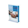 Promocome - Porte-visuel de comptoir en "T" - A4 recto/verso