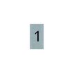 8711234048516-Pickup Alulook - Étiquette autocollante - 60 x 44 mm - Chiffre 1-Avant-0
