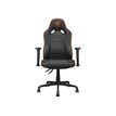4710483775161-Fauteuil gamer FUSION S - accoudoirs réglables - appui-tête intégré - noir/orange-Avant-1