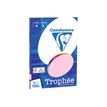 Clairefontaine Trophée - Papier couleur - A4 (210 x 297 mm) - 160 g/m² - Ramette de 50 feuilles - rose