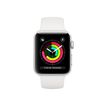 190198805942-Apple Watch Series 3 (GPS) - montre connectée - 8 Go - boitier en aluminium argent / Bracelet spor-Avant-1