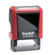 Tampon personnalisé avec 2 lignes - zone d'impression 26 x 9 mm - Trodat Printy 4910 rouge