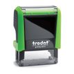 Tampon personnalisé avec 3 lignes - zone d'impression 38 x 14 mm - Trodat Printy 4911 vert