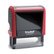 Tampon personnalisé avec 5 lignes - zone d'impression 58 x 22 mm - Trodat Printy 4913 rouge