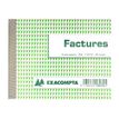 Exacompta - Manifold Carnet de factures - 50 dupli - 10,5 x 13,5 cm