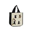 3700572761763-Kiub Bug Art - Sac de courses recyclé - chat/musique-Angle gauche-0