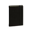 Agenda à élastique Silk Affaires Prestige - 1 semaine sur 2 pages - 10 x 15 cm - noir - Quo Vadis