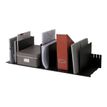 3660141030624-Trieur pour classeurs et documents - 10 séparateurs amovibles - L 85 cm - noir-Angle droit-0