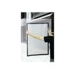 4005546507835-Durable Duraframe Poster Sun - Cadre d'affichage vitrostatique - A1 - noir-Angle gauche-4