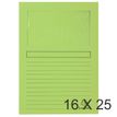 3130632502539-Exacompta Forever - 16 Paquets de 25 Chemises à fenêtre - 120 gr - vert pré--0
