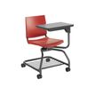 Chaise ATENEA FORM - Chaise d'étudiant avec tablette - rouge