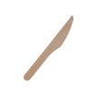 3573972191023-Guillin Servipack - 50 Couteaux bois 16,5 cm-Avant-0