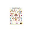 Apli - 3 feuilles gommettes anniversaire
