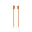 3701263514811-JAYM POP Collection - Câcle USB-C vers Lightning - 1.5 m - orange-Avant-0