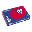 Clairefontaine Trophée - Papier couleur - A4 (210 x 297 mm) - 160 g/m² - Ramette de 250 feuilles - rouge groseille