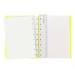 5015142269395-Filofax Saffiano - Carnet de notes à spirale A5 - gris/jaune fluo-Avant-0