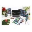 3135256098710-Viquel Tropical - Classeur souple à anneaux - Dos 25 mm - A4 - pour 100 feuilles - bleu ou noir-Avant-1