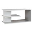 Top surmeuble bicolore SUNDAY pour rangement 80 cm - Blanc/gris